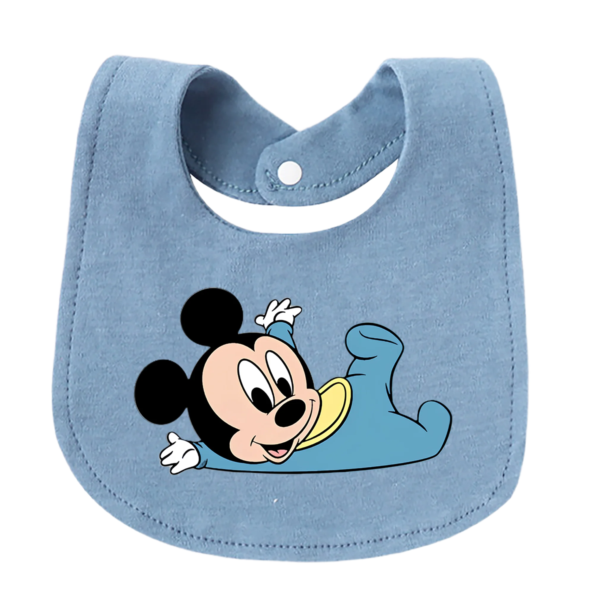 Soft 100% Cotton U-Shaped Baby Bib – Newborn to 3Y
