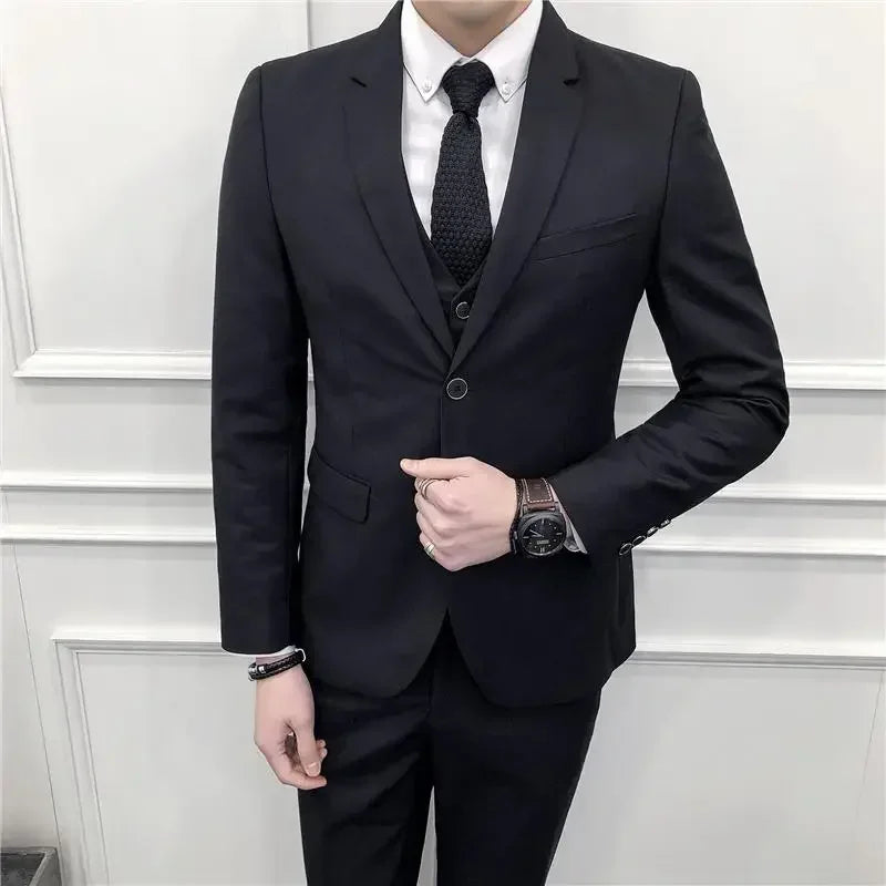 Men’s Slim-Fit 3-Piece Suit