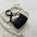 Luxury Crescent Shoulder Tote Bag for Women – Elegant Felt Design Underarm Handbag, Small Square Fashion Purse