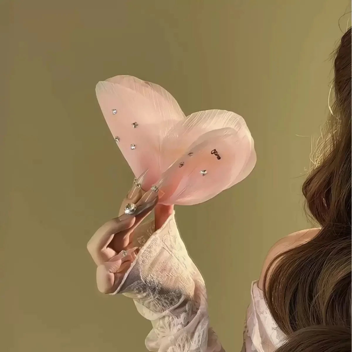 High-Grade Retro Simple Mesh Butterfly Hair Clip For Women