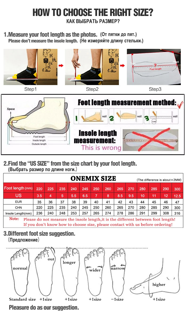 ONEMIX Mesh Running Shoes