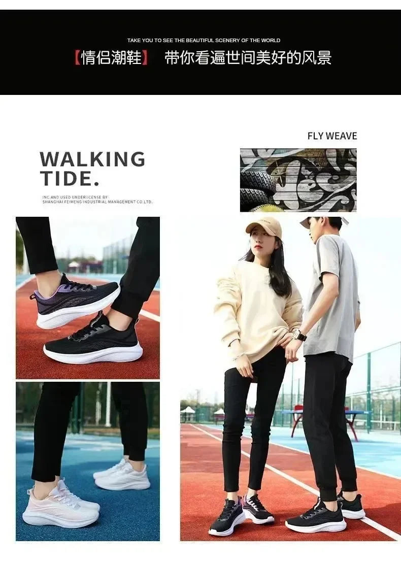 /Casual Running Summer Fashion Anti Slip Hiking Mesh Breathability Athletic Shoe Tennis Woman Trend 2024 Woman Sneakers Couple
