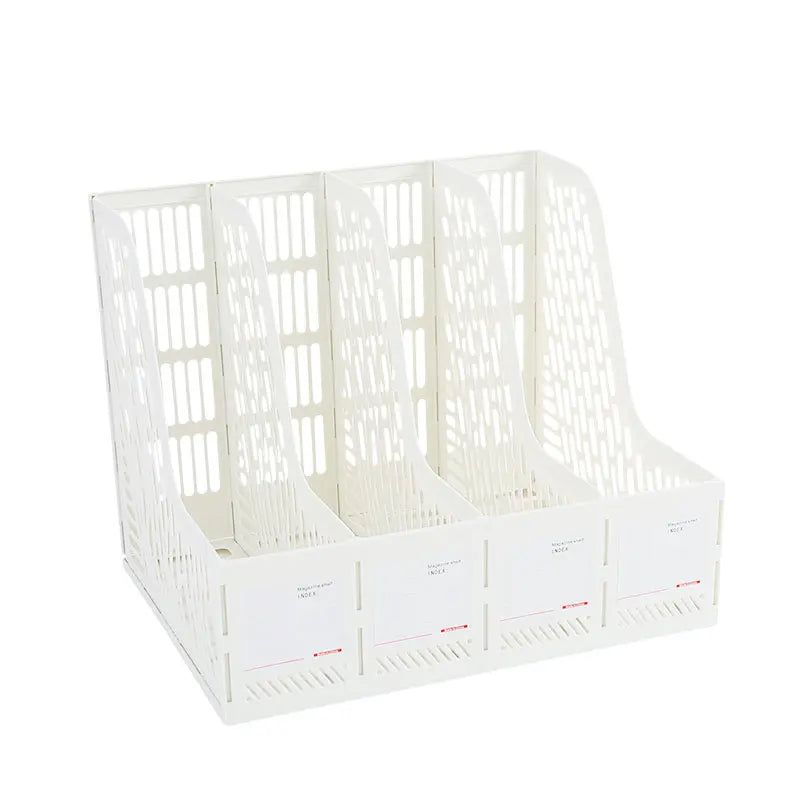 Thickened Quadruple File Rack – Office & Student Use