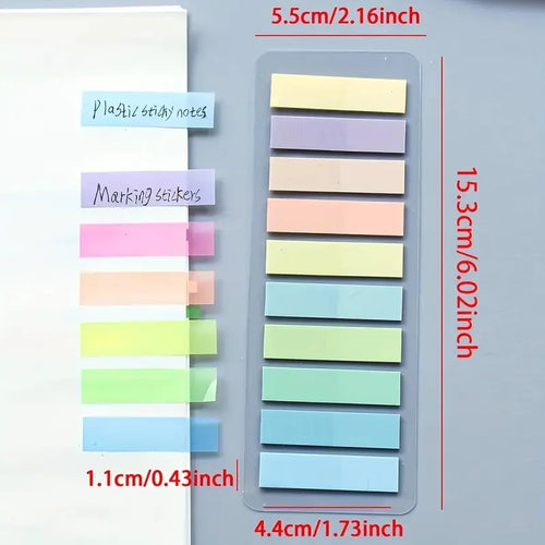 200pcs European Vintage Fluorescent PET Labels – 10 Colors