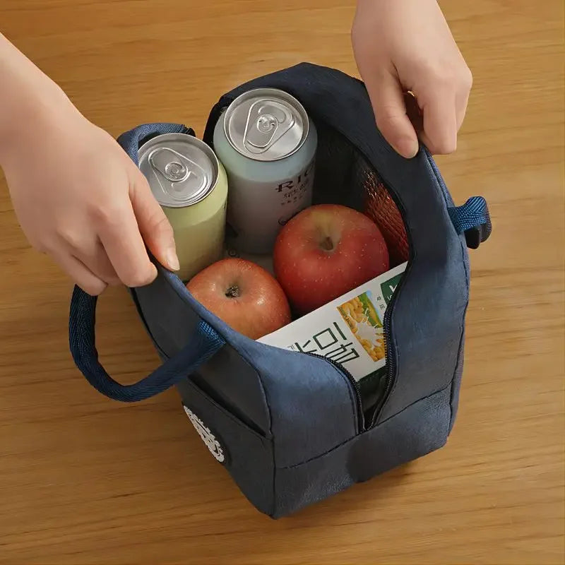 Insulated Bento Lunch Bag – Aluminum Foil Thermal Meal Tote for Students