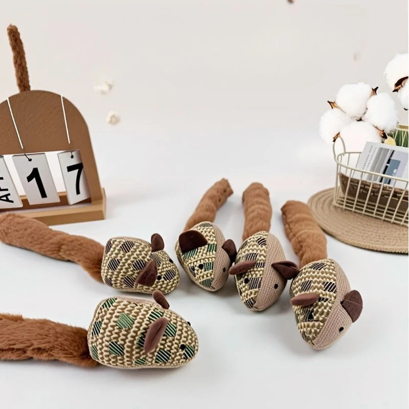Plush Mouse Cat Toy