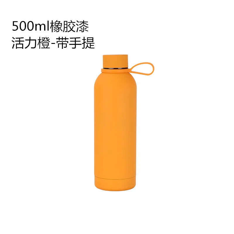 American Style Vacuum Thermos Small-mouth 500/750ml Double Wall Sports Vacuum Water Bottle
