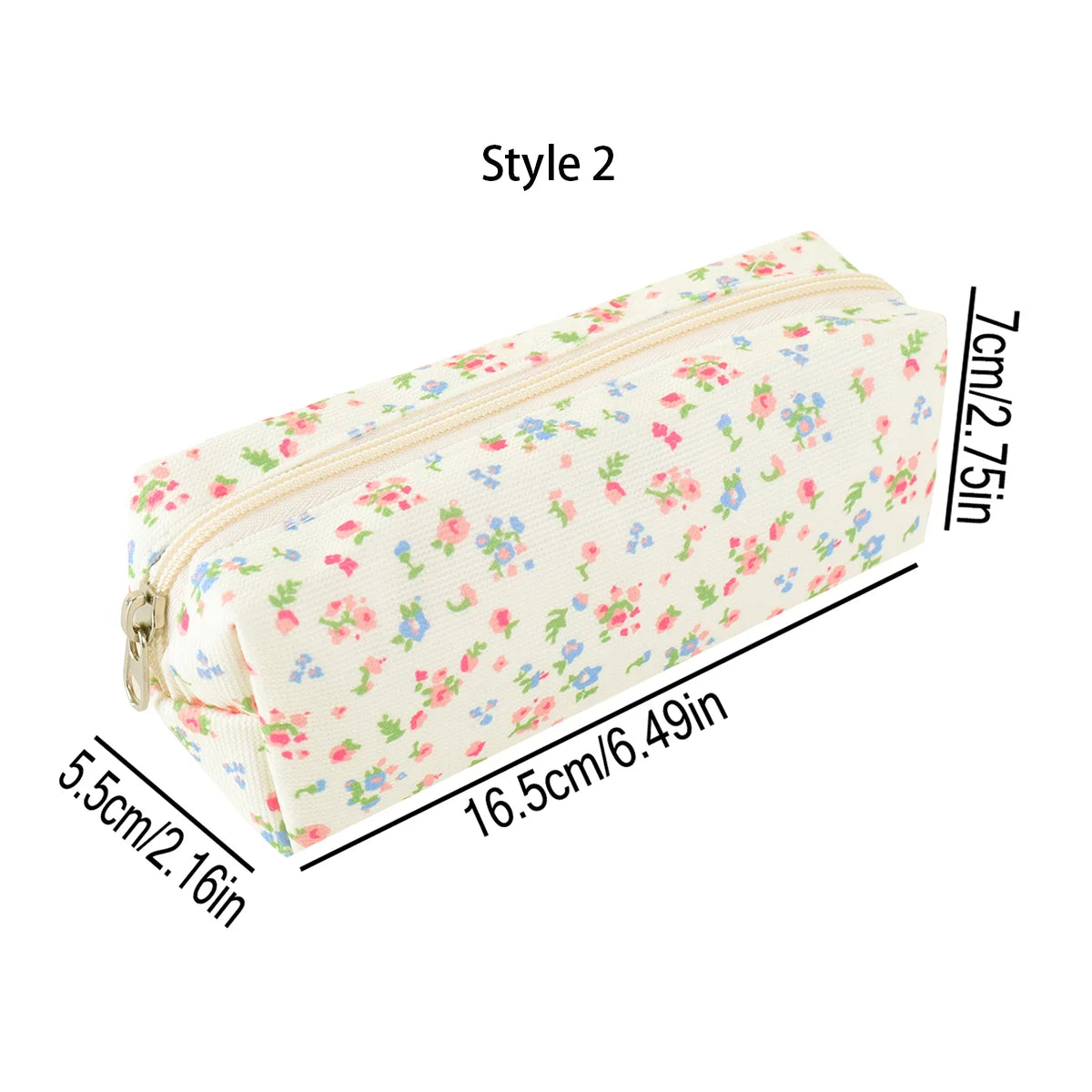 Floral Bowknot Pencil Case