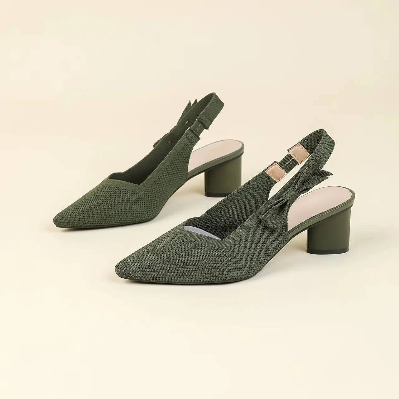 Women’s Knitted Pointed Heel Sandals