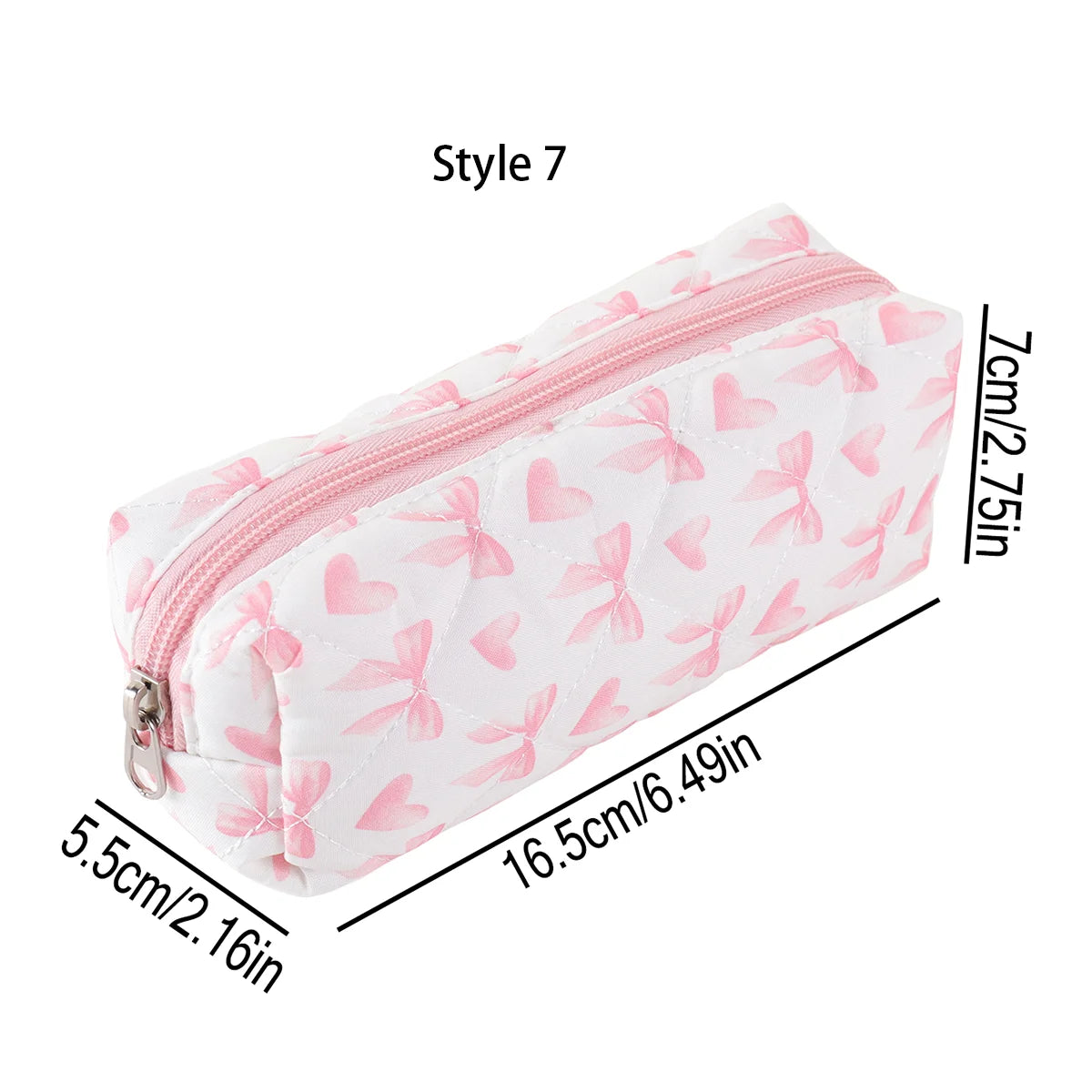 Floral Bowknot Pencil Case