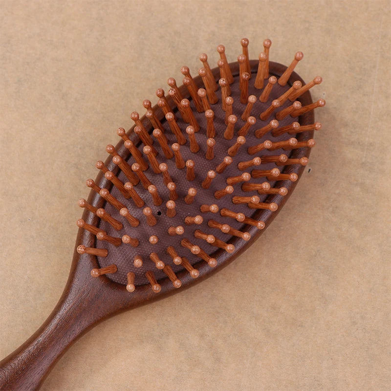 Sandalwood Air Bag Massage Comb Carving Hair Comb Professional Healthy Massage Brush High Quality Hairbrush