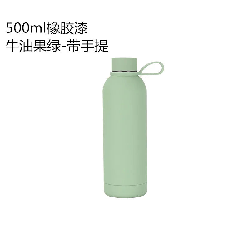 American Style Vacuum Thermos Small-mouth 500/750ml Double Wall Sports Vacuum Water Bottle
