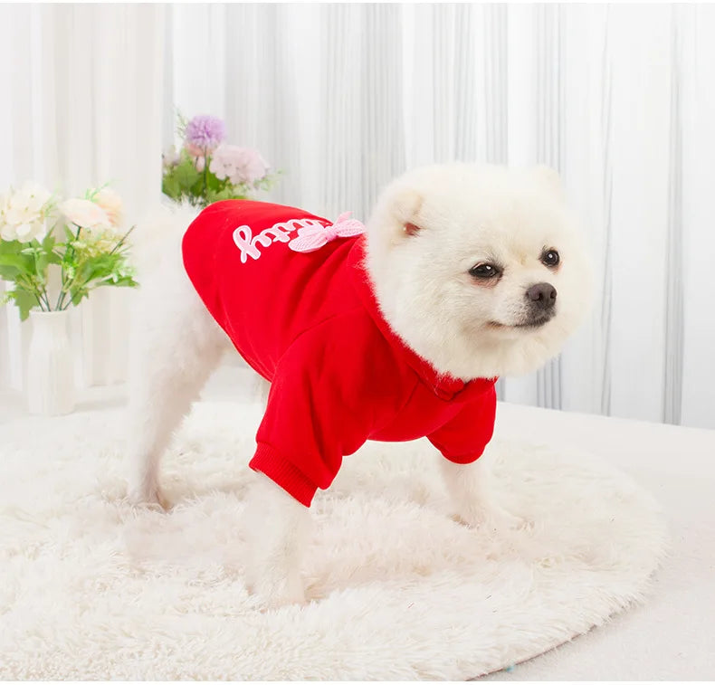 Fleece-Lined Dog Hoodie – Autumn/Winter