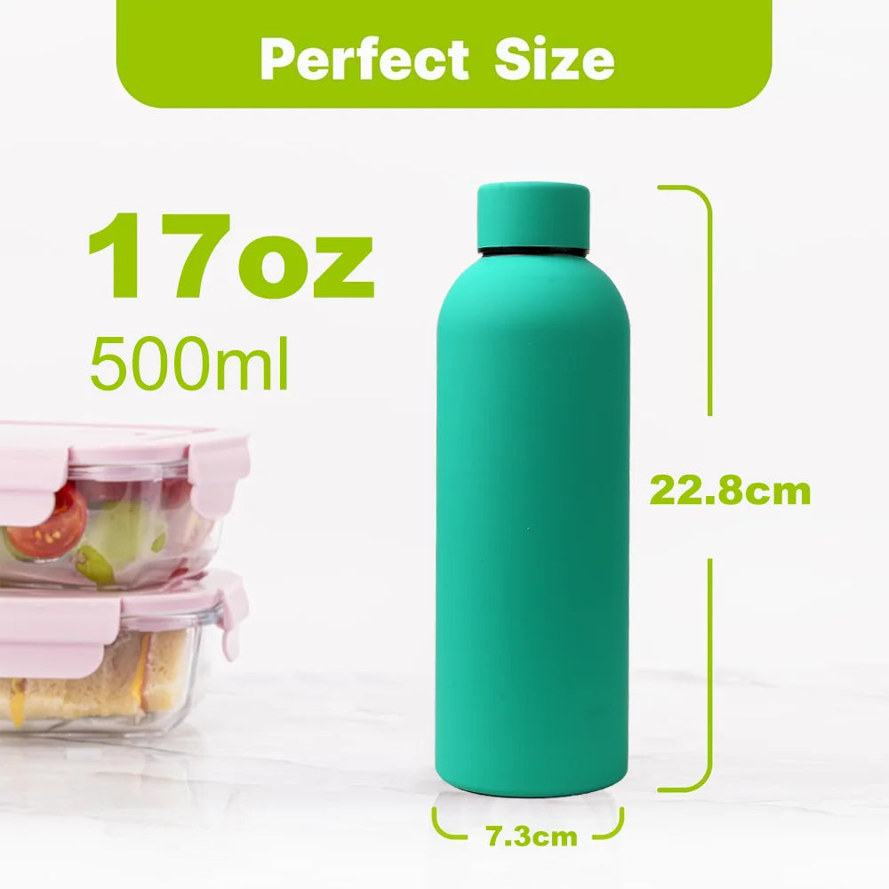 Stainless Steel Thermal Water Bottle – Insulated Vacuum Tumbler