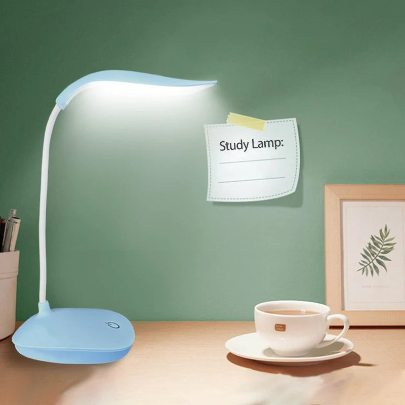 LED Portable Desk Lamp – USB Charging & Touch Dimming