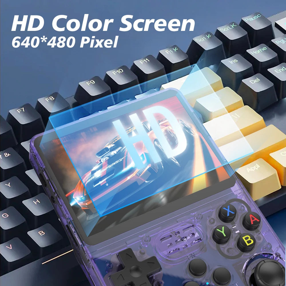 R36S Retro Console – 128GB Linux, 3.5" IPS Display
