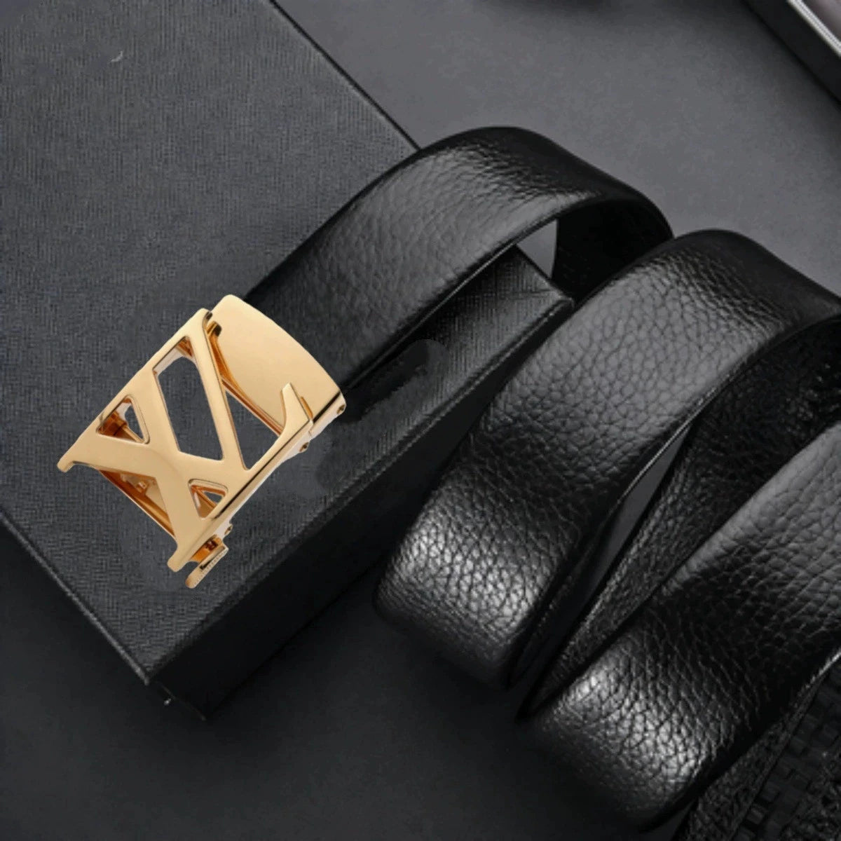 Men’s Multi-Color Metal Buckle Belt