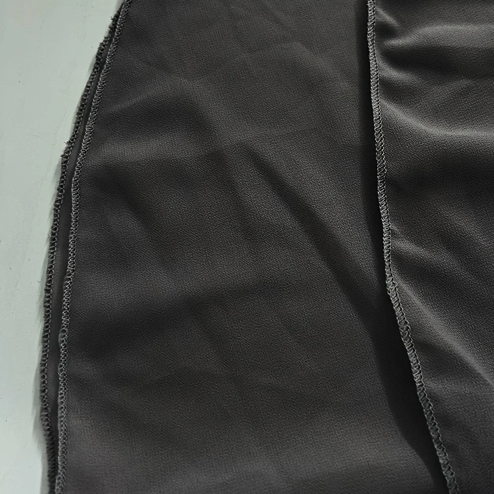 1pc Ready to Wear Instant Hijabs Double layered Chiffon Solid Headscarf Foulard Femme Musulman Shawl Wrap Bandana