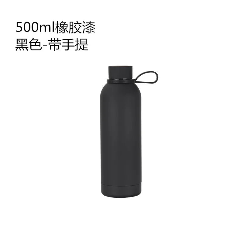American Style Vacuum Thermos Small-mouth 500/750ml Double Wall Sports Vacuum Water Bottle