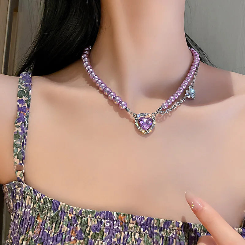 Pearl Beads Choker Necklace