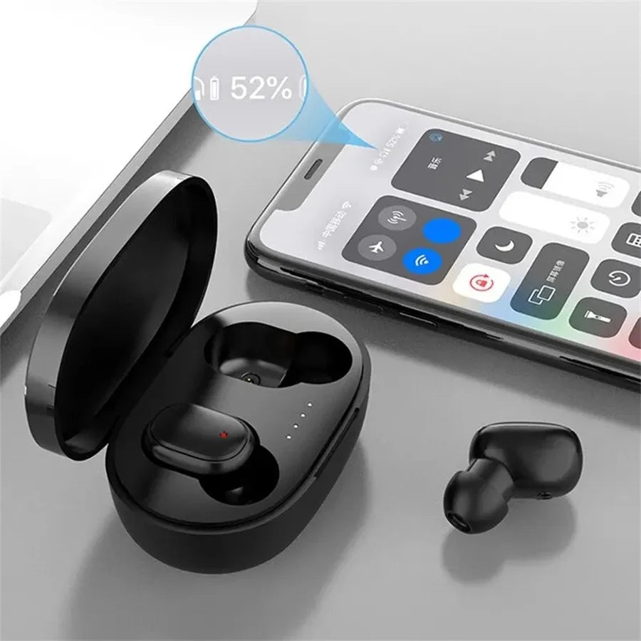 A6S TWS Wireless Bluetooth Earbuds LED Touch Stereo Sports Headphones