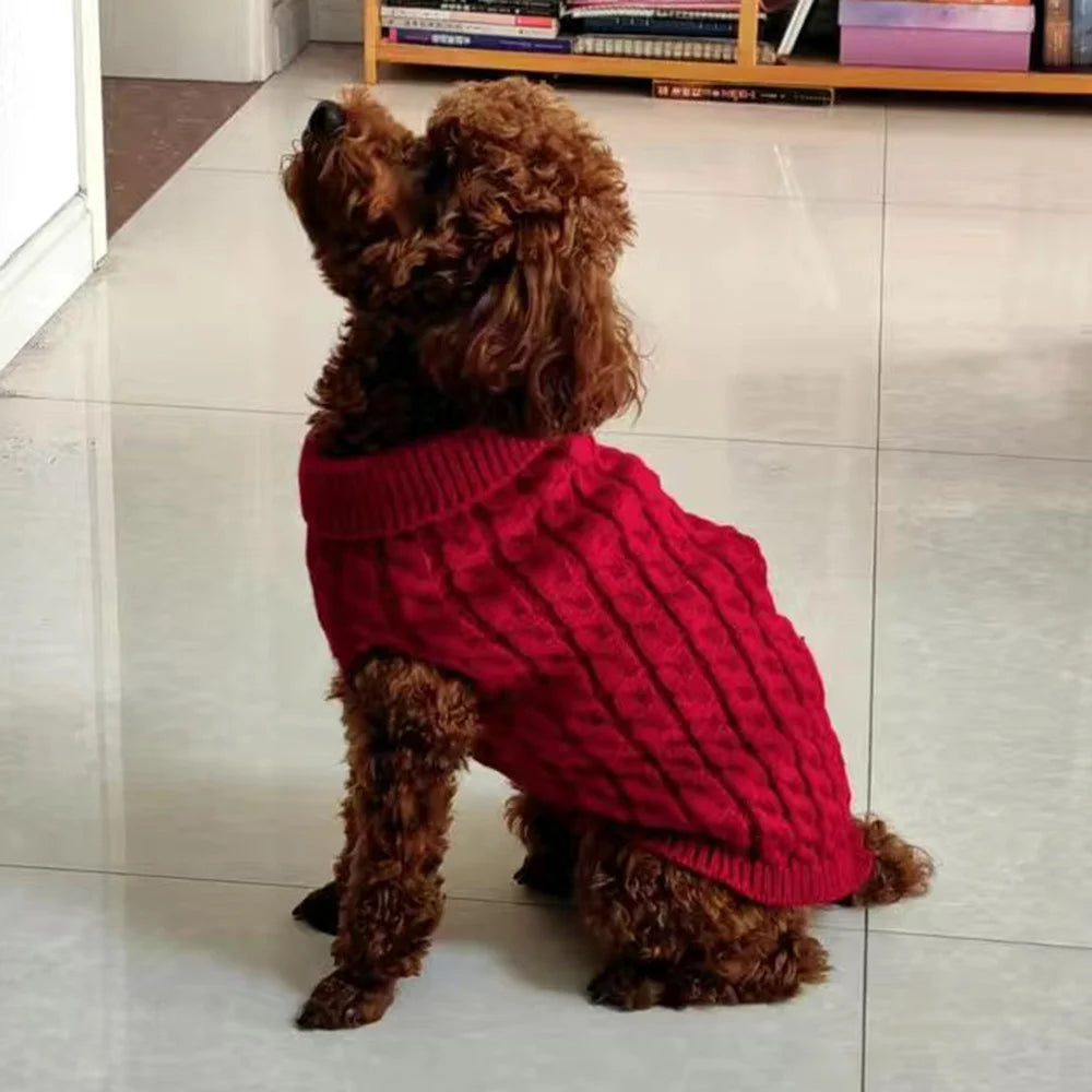 Cozy Winter Dog Sweater