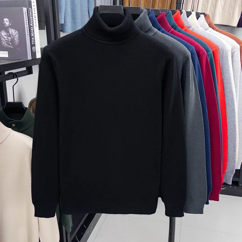 Men’s Knitted Turtleneck Sweater