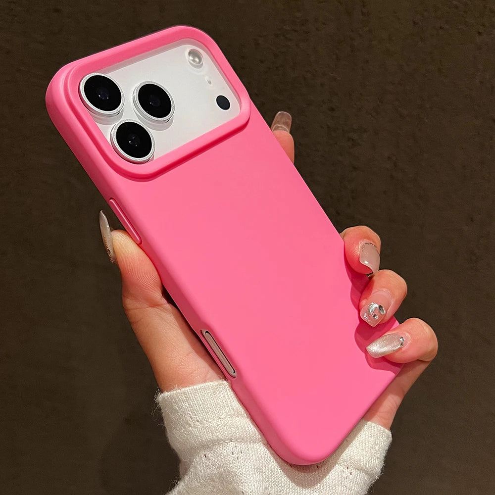 iPhone Case 17 Series – Candy Color Silicone