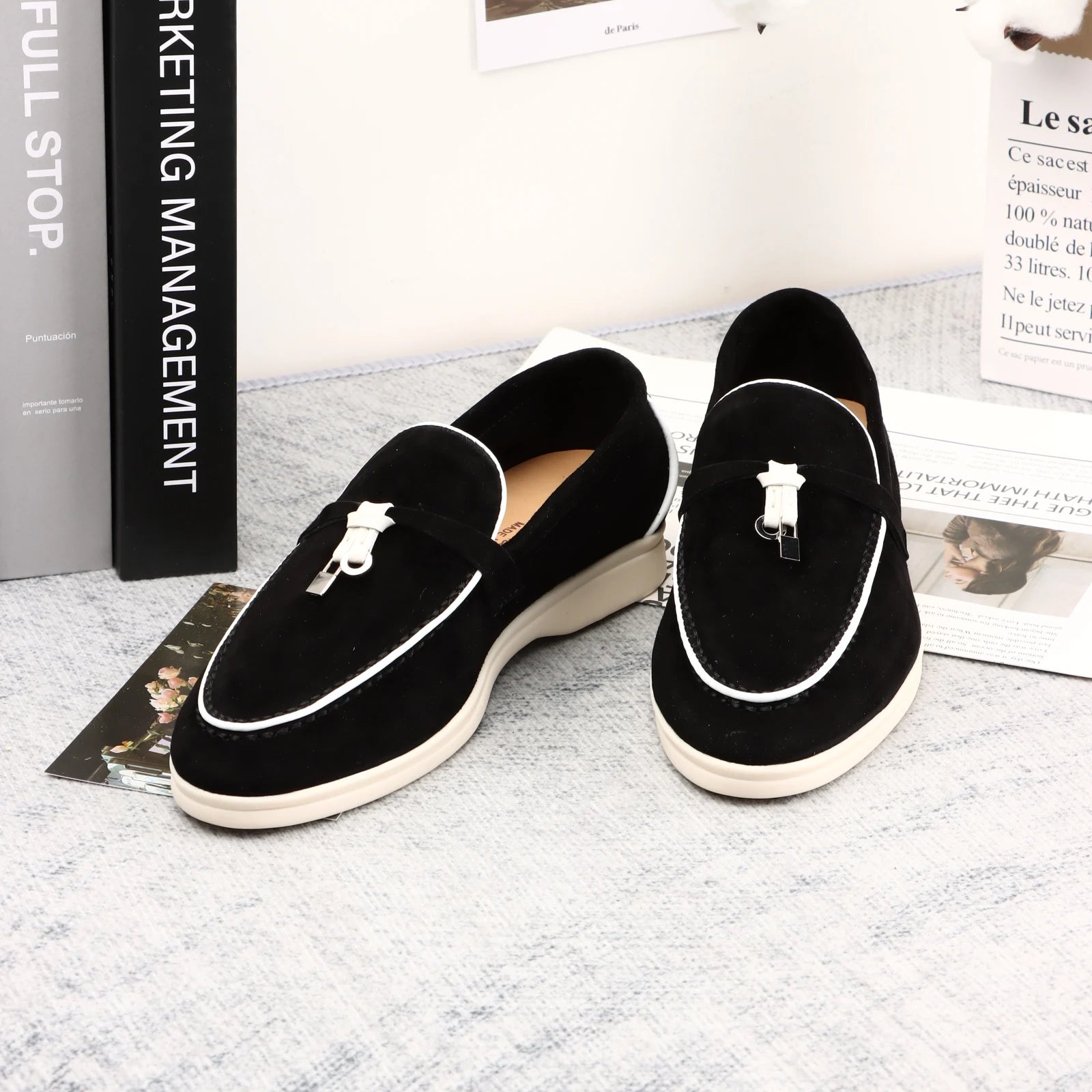 XOBZJH Leather Loafers