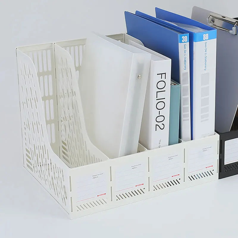 Thickened Quadruple File Rack – Office & Student Use