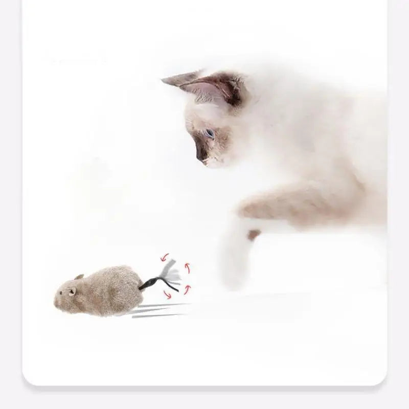 Lifelike Running Mouse Toy