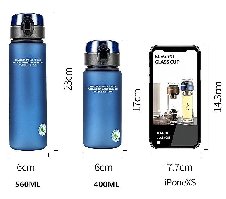 BPA-Free Leak-Proof Sports Water Bottle – 400/560ml