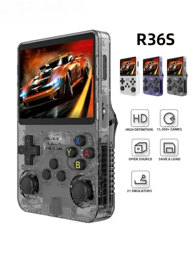 R36S Retro Console – 3.5" IPS, Linux, 64/128GB