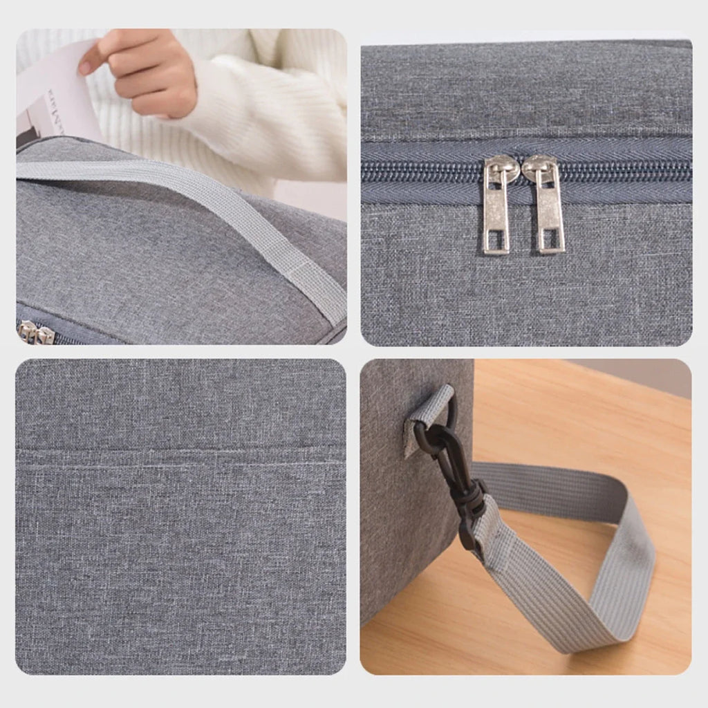 Insulated Lunch Tote Bag – Thickened Aluminum Foil Bento Bag for Office & Students