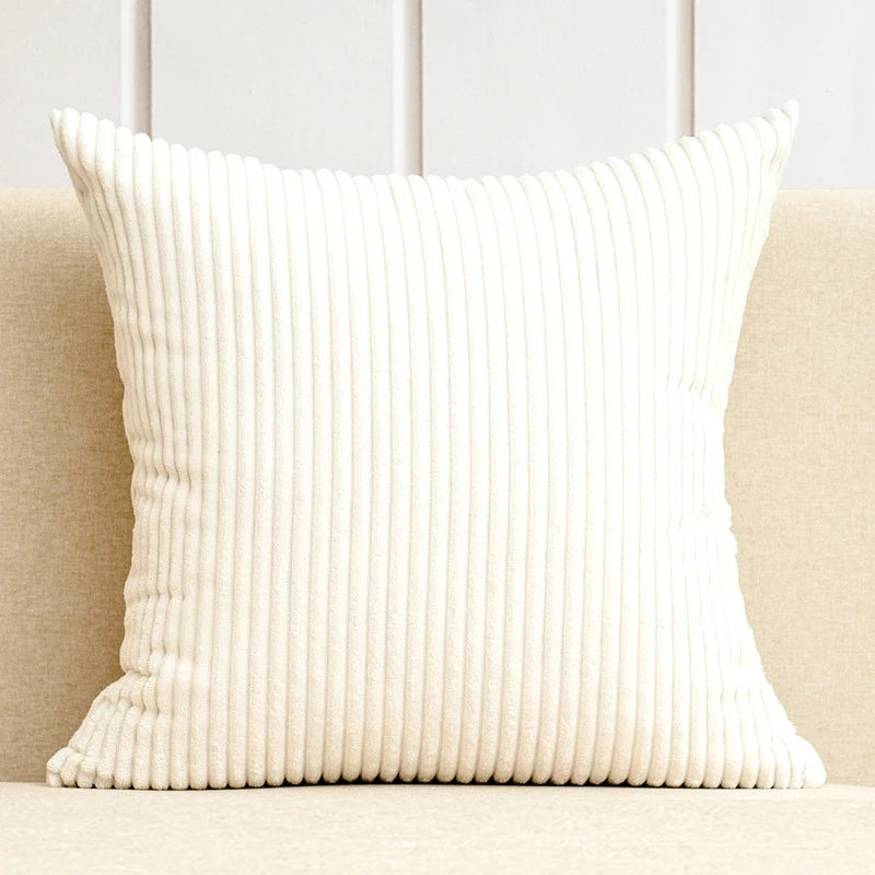 Corduroy Striped Cushion Cover 30x50/40/45/50/55/60cm Soft Comfortable Throw Pillow Case For Living Room Sofa Home Decoration