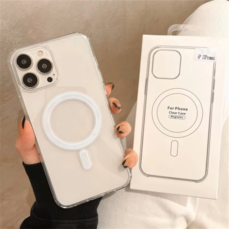 iPhone Case 11–16 – Clear MagSafe Compatible