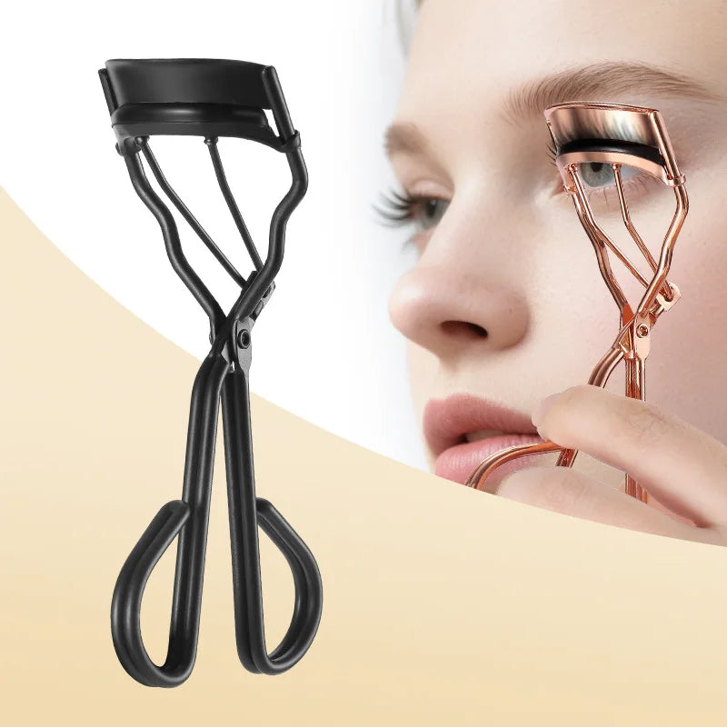 Sunflower Stainless Steel Eyelash Curler – Pearl White Natural Lift