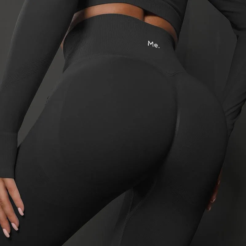 BetterMe Seamless Gym Leggings Yoga Pants Sexy High Waist Booty Lifting Leggings Pants Women Sports Clothing Fitness Wear
