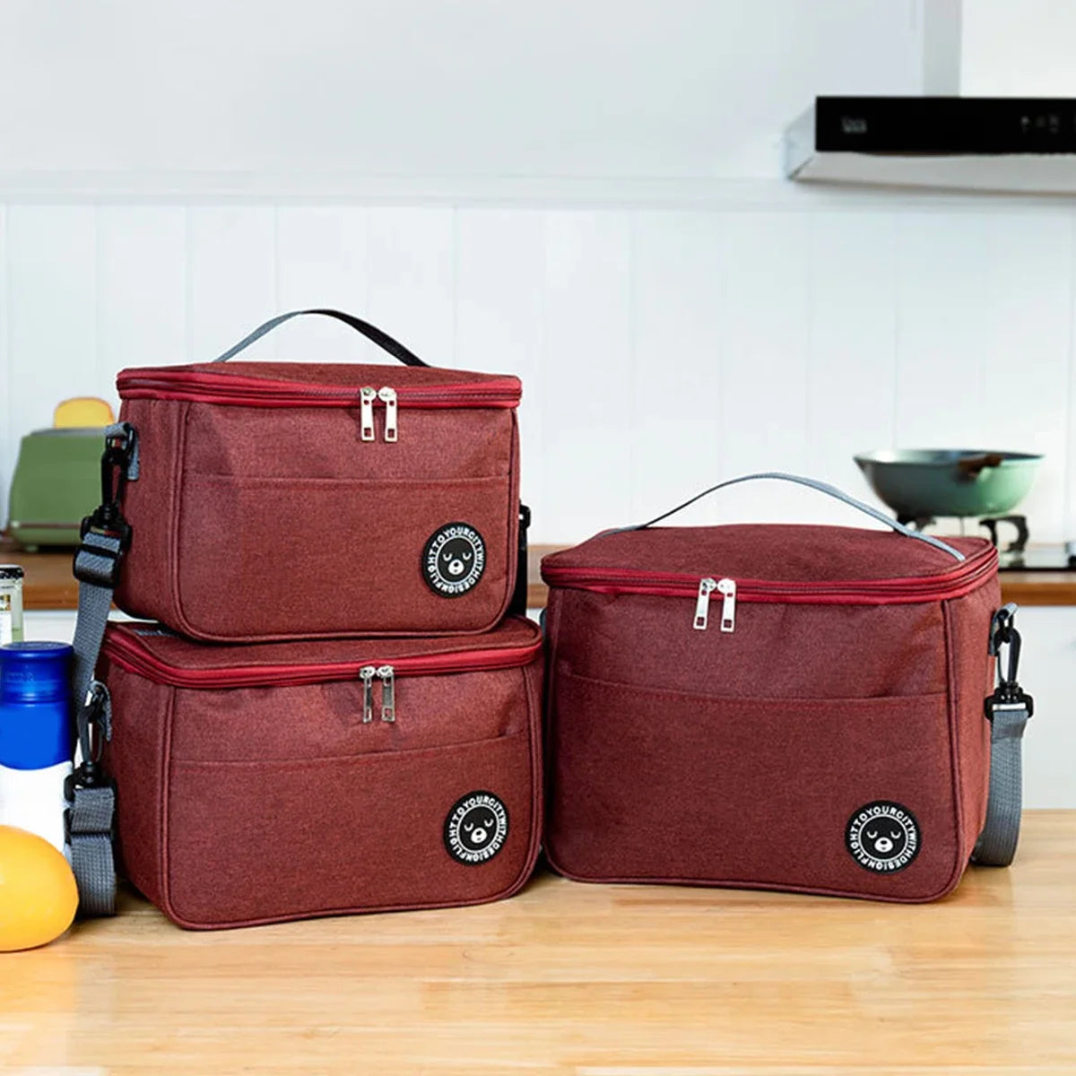 Insulated Lunch Tote Bag – Thickened Aluminum Foil Bento Bag for Office & Students