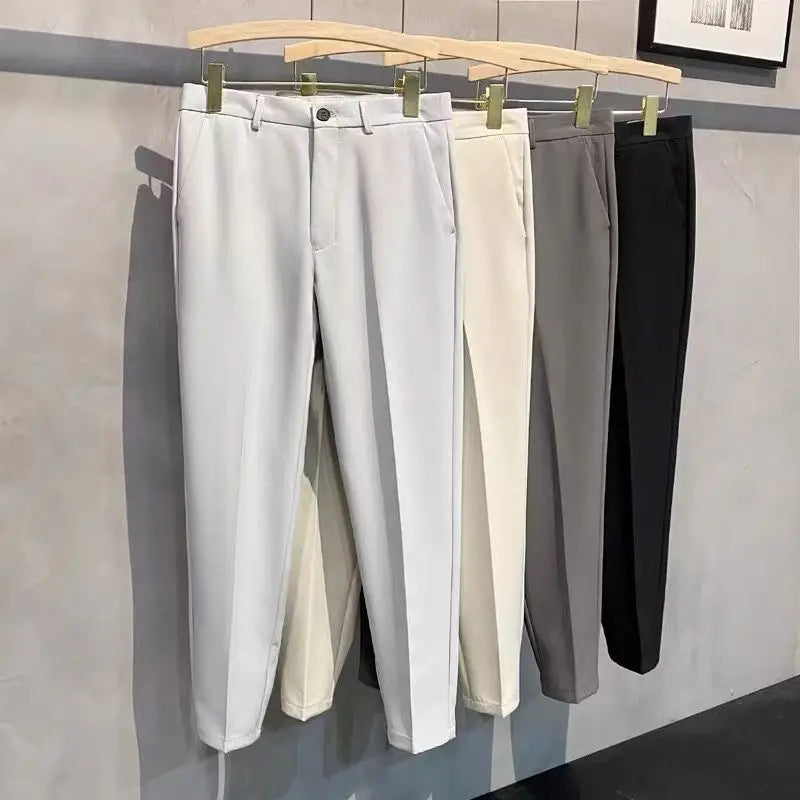 Men’s Slim Fit Ice Silk Pants