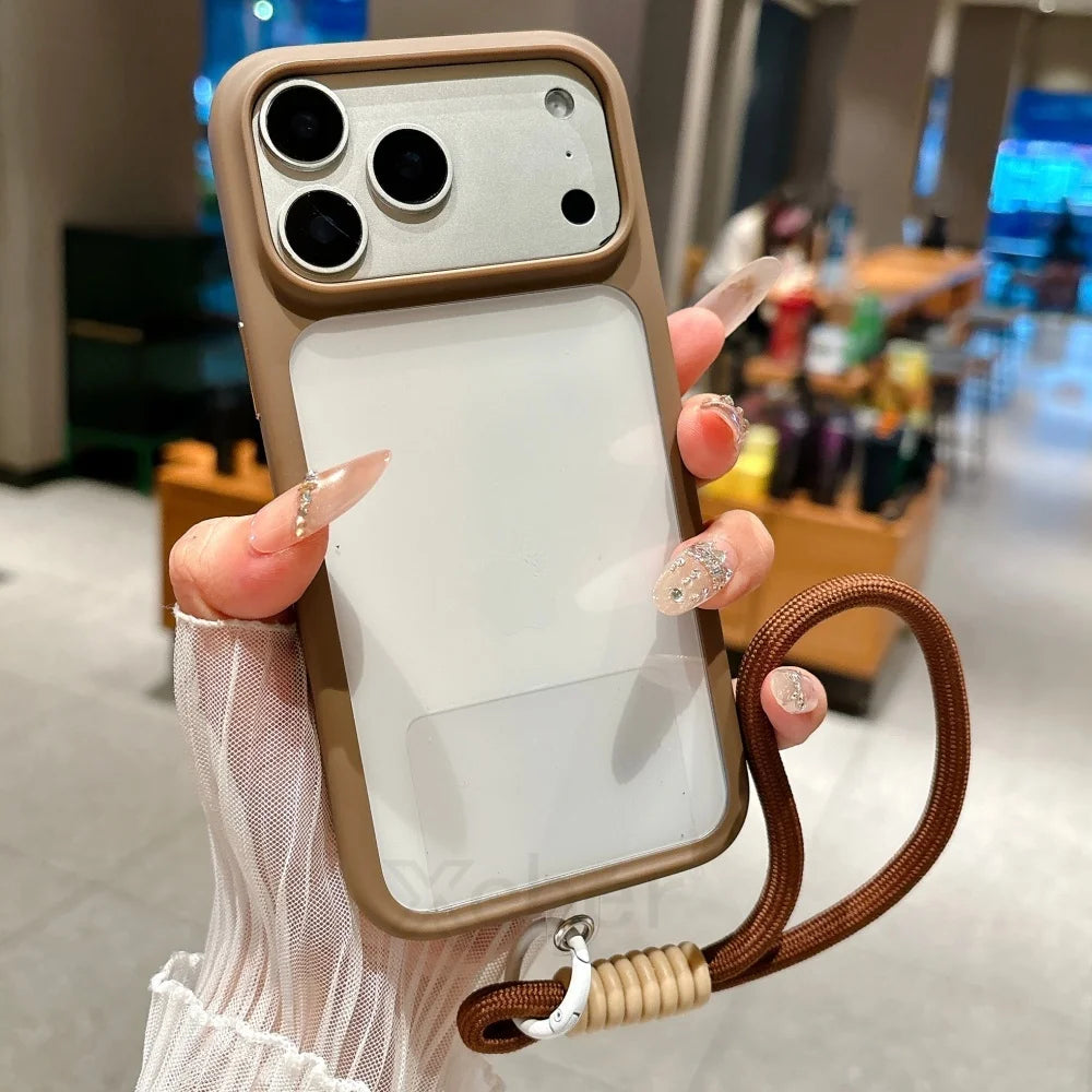 iPhone Case 17 Series – Transparent Touch Button