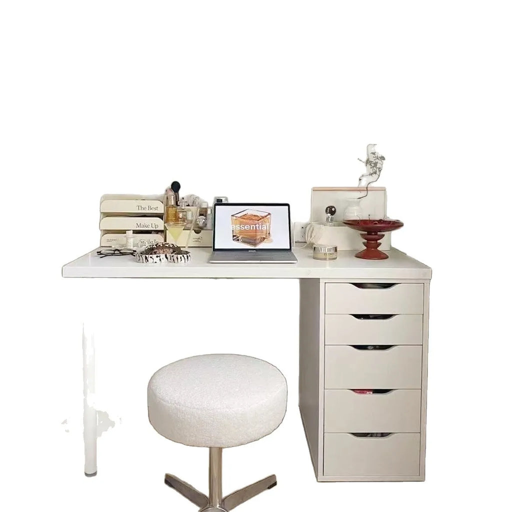Integrated Cream-Style Study & Work Desk – Girls’ Room