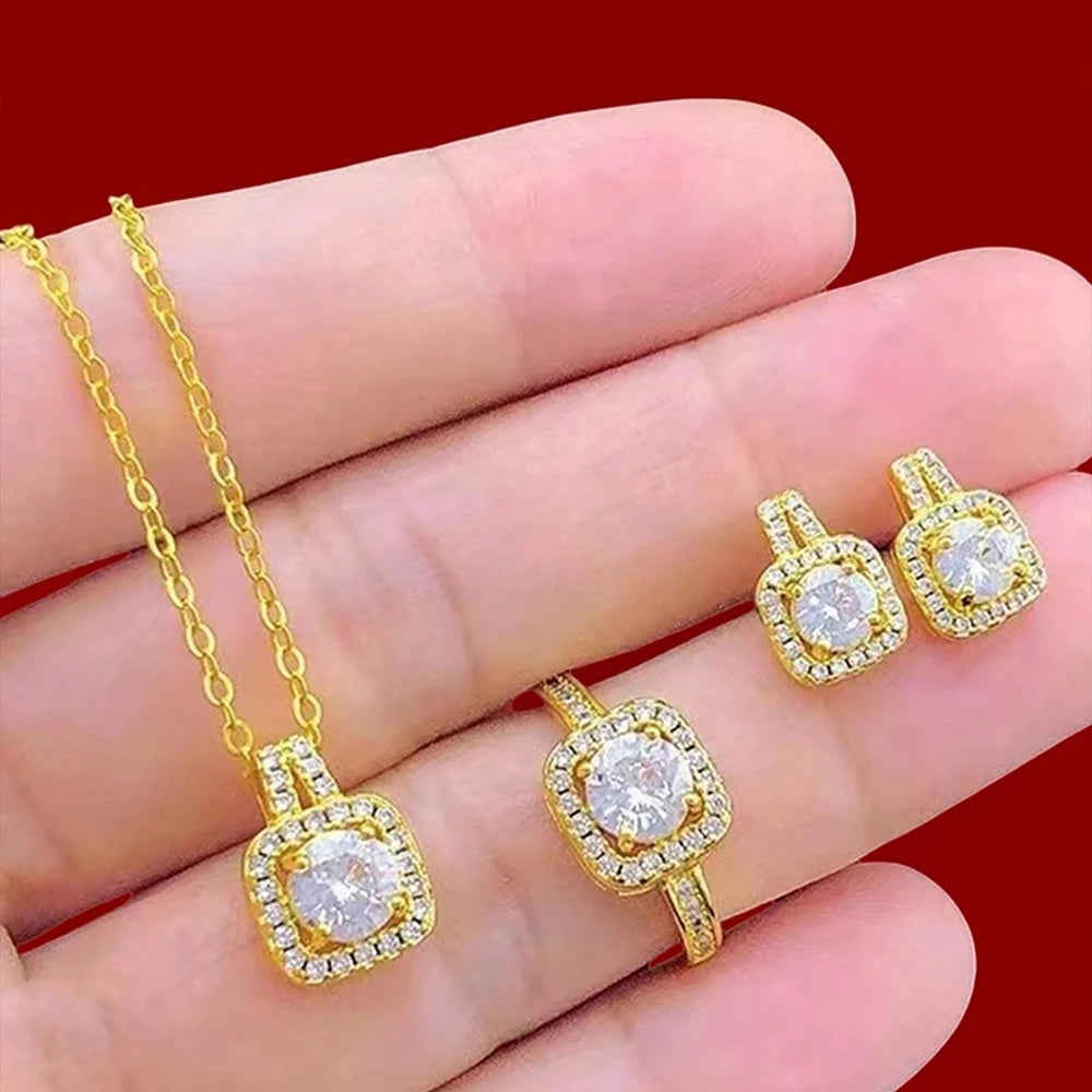 Luxury Cube Jewelry Set