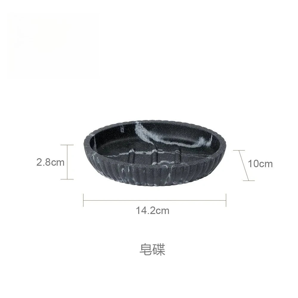 Sandstone Bathroom Gargle Cup & Tray – 1pc