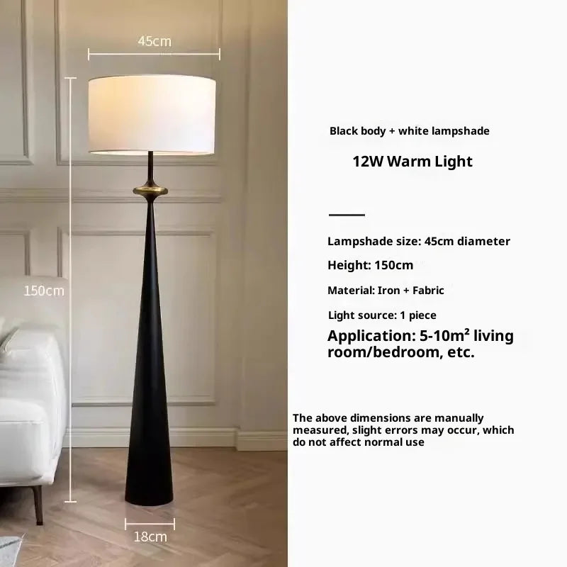 Nordic Floor Lamp Modern Minimalist Standing Light for Living Room Wabi-Sabi Inspired Luxury Design led lights room decoration