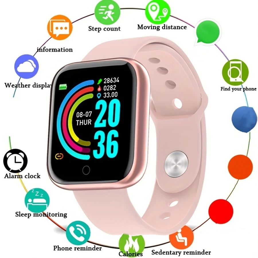 Smartwatch Fitness Tracker for Men & Women Android iOS Bluetooth Watch