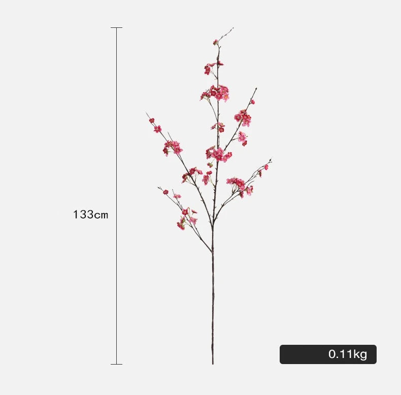 130cm Artificial Cherry Blossom Branch – Decorative