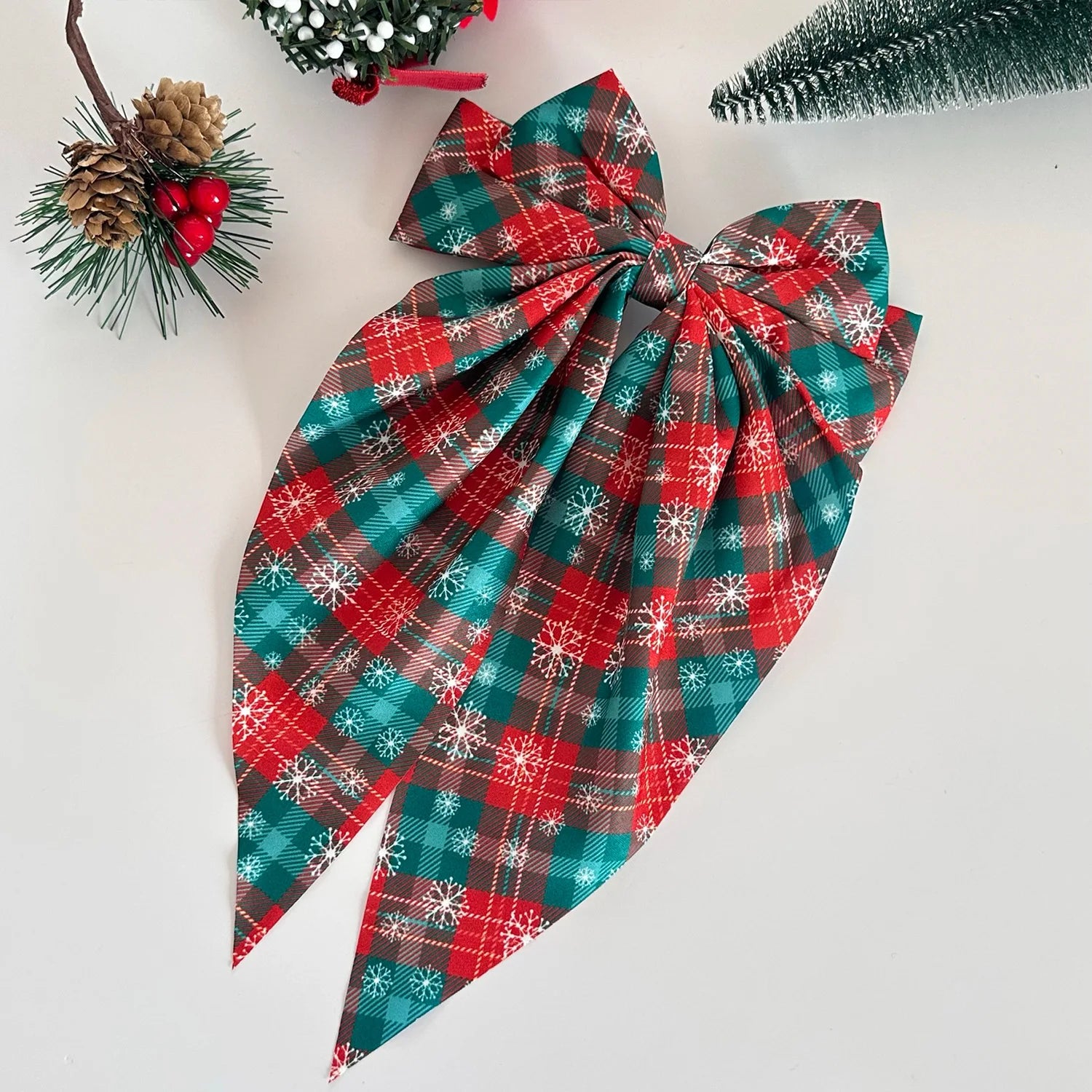 Women Elegant Lace Bow Ribbon Hair Clips Solid Color Satin Заколка Бант Girls Korean Hairpins Party Headdress Hair Accessories