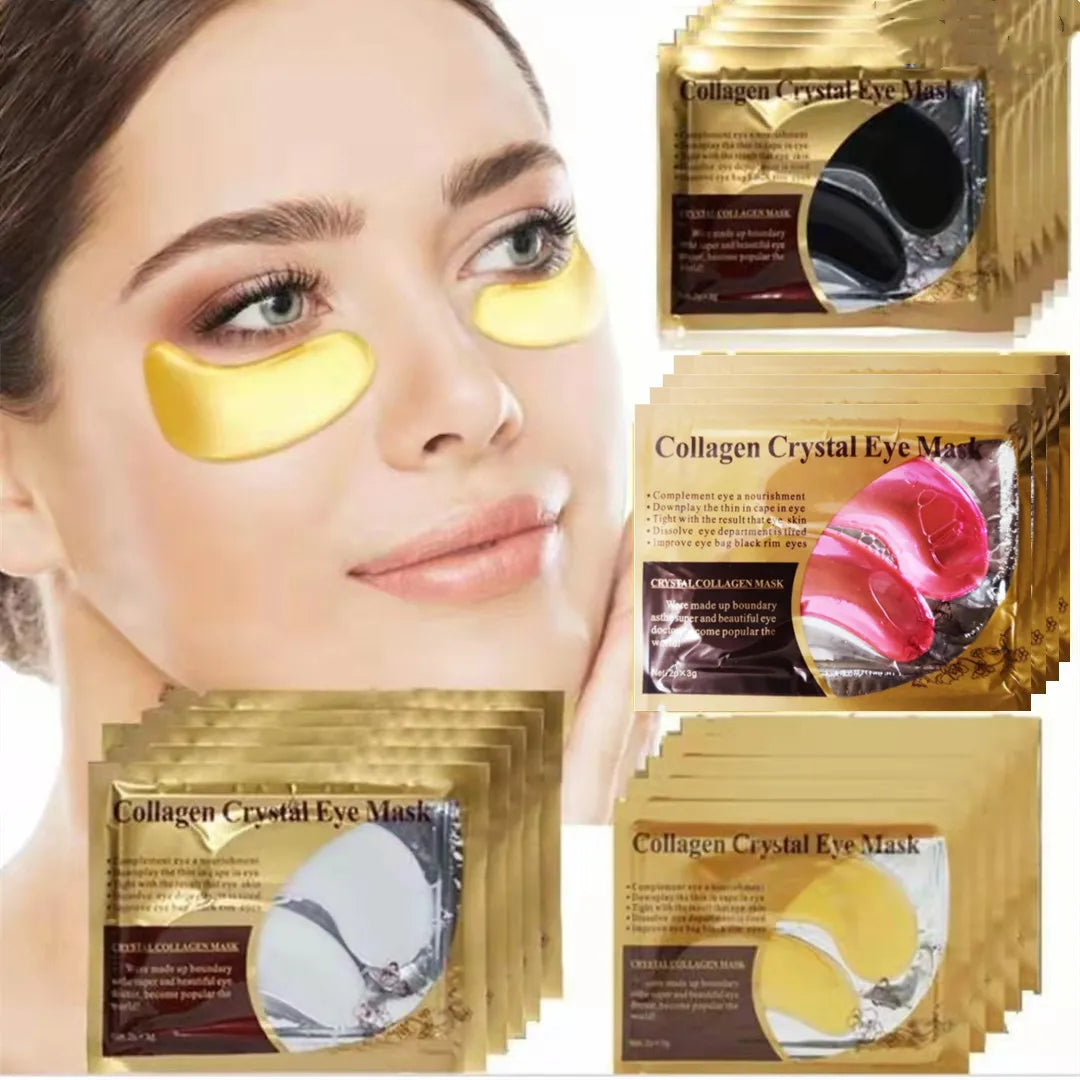 Gold Collagen Crystal Eye Mask – 10 Pairs
