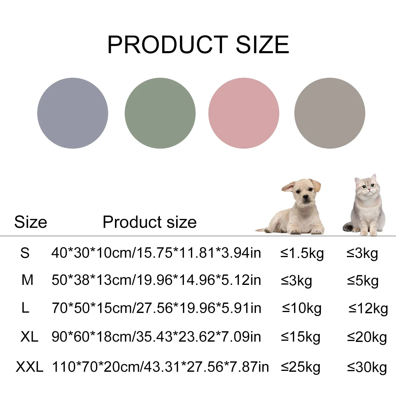 Large Pet Sofa Bed (Dog & Cat)